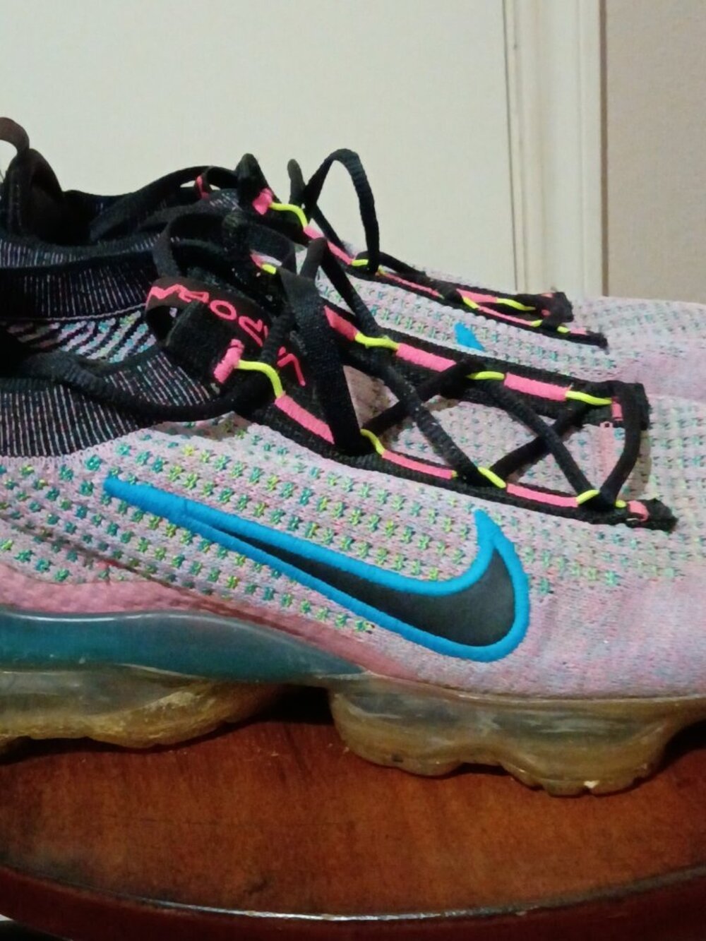 Nike Air Vapormax 2021 Flyknit Next Nature Women's Size 9.5 Shoes DX3369-600 - Picture 4 of 14